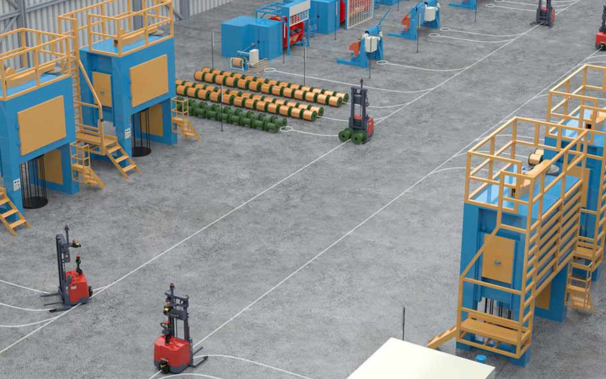 Intelligent Distribution of Production line Materials